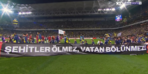 F.Bahçe-Galatasaray derbisi öncesi anlamlı pankart!