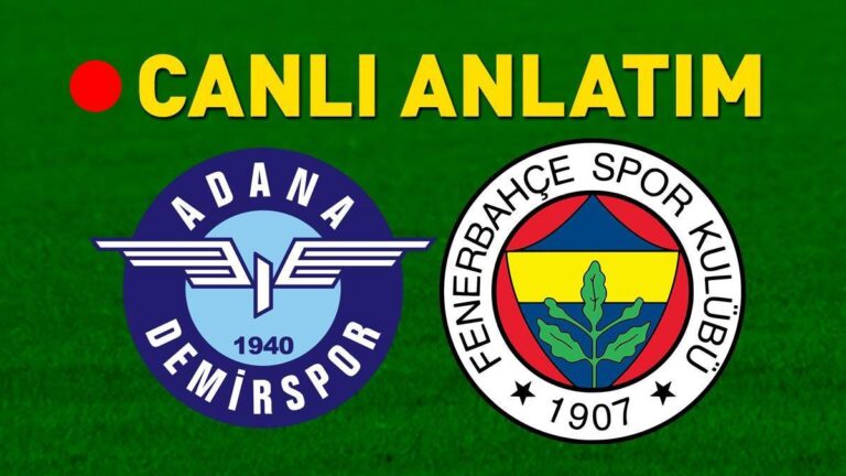 F.Bahçe, Adana Demirspor deplasmanında – Son Dakika Futbol Haberleri