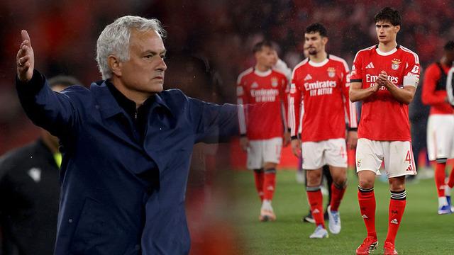 Benfica’ya Şampiyonlar Ligi şoku! Mourinho namağlup ama 3. sırada
