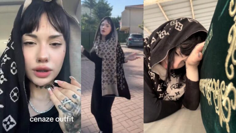 Dedesinin tabutunun başında video çekmişti! Umut Akyürek’in kızı çıktı
